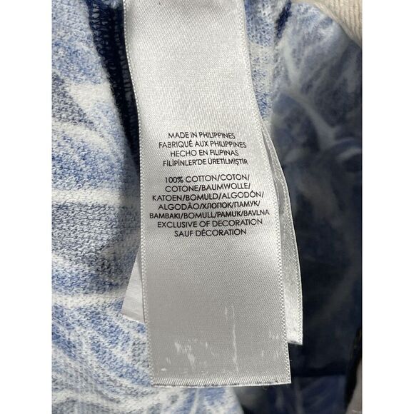 Polo Ralph Lauren‎ Men's Large Navy Blue White Beach Pattern Jersey Shorts - Picture 7 of 10